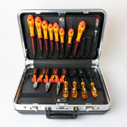 1 Box of 1 - CK 38 Piece Electro-Mechanical Tool Kit with Case, VDE Approved