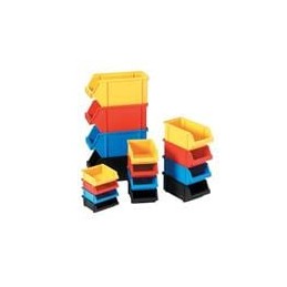 1 pcs : 60B - Storage Boxes & Cases Blue Bin 4 1/4' x 4' x 1 1/2' (10.80 x 10.16 x 3.81 cm)