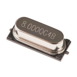 10 pcs - QANTEK 8MHz Crystal ±20ppm HC-49/U-S SMD 2-Pin 11.4 x 4.8 x 4.4mm