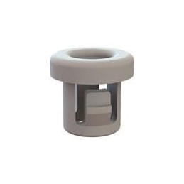 1 pcs : 22MP01010 - Grommets & Bushings Snap Bushing, .187 Hole, .125 ID, .234 Thick, Black, HS Nylon, .062 Panel, .250 OD