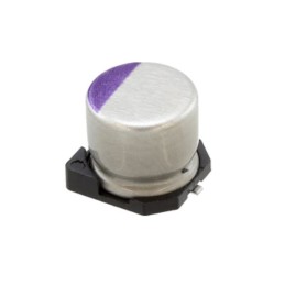 500 pcs - Panasonic 820μF Conductive Polymer Aluminium Solid Capacitor 16V dc, Surface Mount - 16SVPG820M