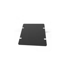 1 pcs : 1431-6BK3 - Enclosures, Boxes & Cases Bottom Plate 4 x 4' 20AWG Steel Black
