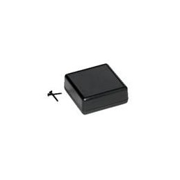 1 pcs : 1593JBK - Enclosures, Boxes & Cases ABS, Instrument 2.6x2.6x1.1' Black