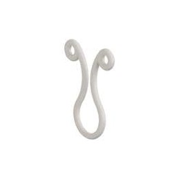 10 pcs : KL-125 - Cable Ties Curly Lock,Natural,.13 in-.15 in Hold, Curly Lock,Natural