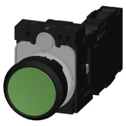 1 pcs - Siemens 3SU1 Series Push Button, Panel Mount, 22mm Cutout, SPDT