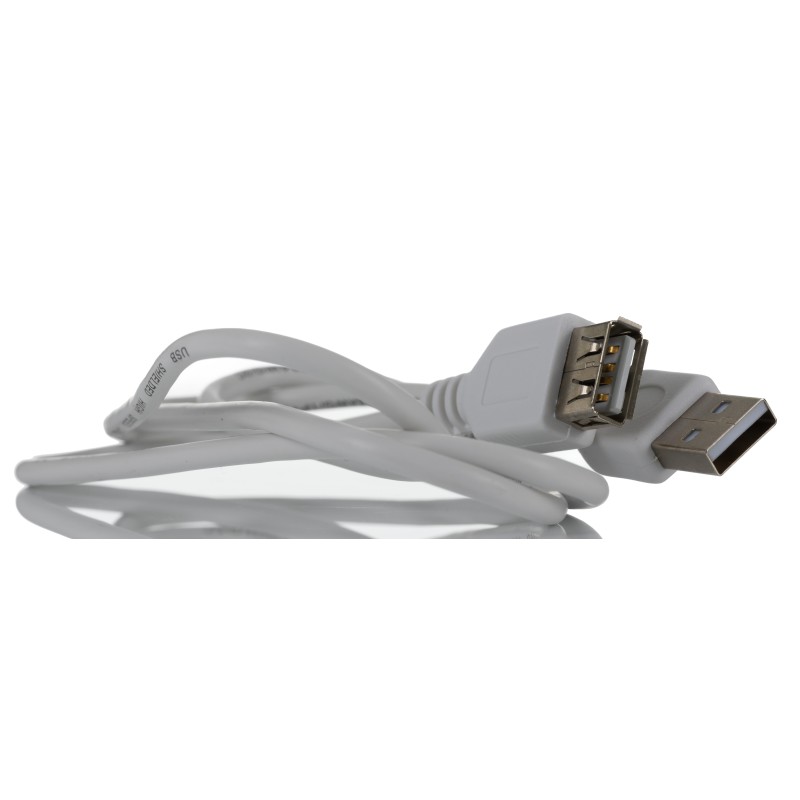 10 pcs - RS PRO USB 2.0 USB Extension Cable, Male USB A to Female USB A USB Extension Cable, 1m