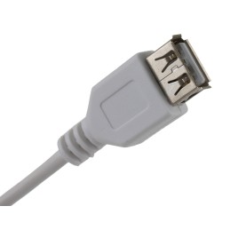 10 pcs - RS PRO USB 2.0 USB Extension Cable, Male USB A to Female USB A USB Extension Cable, 1m