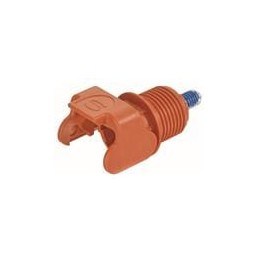 1 pcs : 09930011106 - Heavy Duty Power Connectors Han S 120 Screw Mount Housing red M18 w/ male contact M6 (w/ Tuflok)