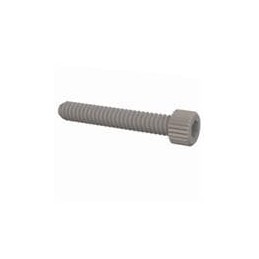 10 pcs : 3406320087 - Screws & Fasteners Hex Socket Cap Screw, 6-32 Thread, 7/8 Lg, Knurled, Natural, Nylon