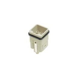 1 pcs : 09120073001 - Heavy Duty Power Connectors MALE INSERT 7 POLE CRIMP TERM