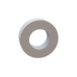 10 pcs : 17W02505 - Washers Flat Washer, .140 ID, .260 OD, .080 Thick, Natural, Nylon