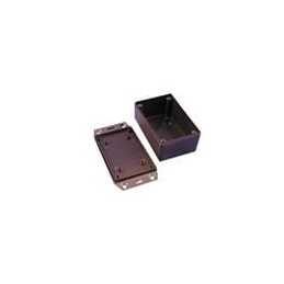 1 pcs : 1591XXLSFLBK - Enclosures, Boxes & Cases ABS w/Flanged Lid 3.4x2.2x1.4' Black