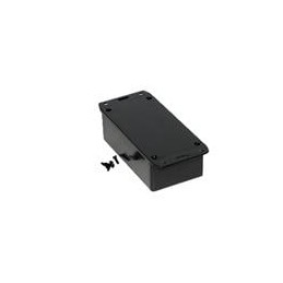 1 pcs : 1591CSFLBK - Enclosures, Boxes & Cases ABS w/Flanged Lid 4.7x2.6x1.4' Black