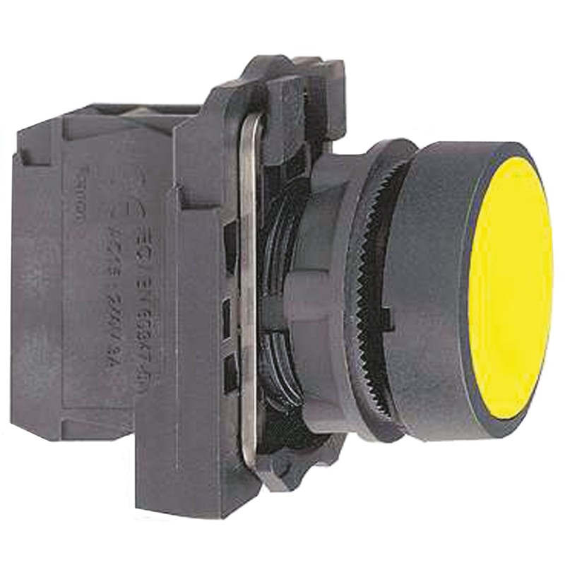 1 pcs - Schneider Electric Harmony XB5 Series Push Button, Panel Mount, 22mm Cutout, SPST