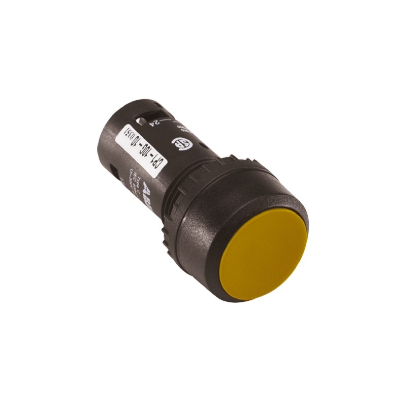 1 pcs - ABB Compact Series Push Button, Panel Mount, 22mm Cutout, SPST, IP69K