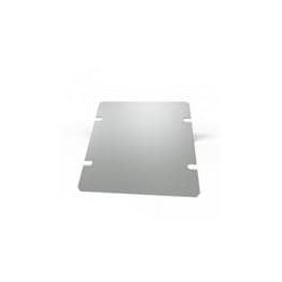 1 pcs : 1431-6 - Enclosures, Boxes & Cases Bottom Plate 4 x 4' 20AWG Steel Grey