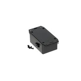 1 pcs : 1591LSFLBK - Enclosures, Boxes & Cases ABS w/Flanged Lid 3.3x2.2x1.4' Black