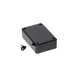 1 pcs : 1591MBK - Enclosures, Boxes & Cases Flame Retardant ABS 0.8x2.2x3.3' Black