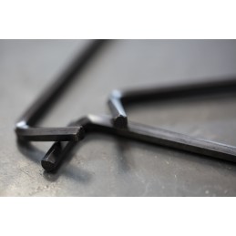 1 Pack of 5 - RS PRO 5 piece L Shape Metric Hex Key Set, 5mm