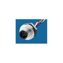 1 pcs : 120070-5180 - Circular Metric Connectors MIC M12 REC 8P BACK PG9 PIN