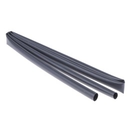 1 pcs - TE Connectivity Heat Shrink Tubing, Black 12.7mm Sleeve Dia. x 1.2m Length 2:1 Ratio, RNF-100 Series