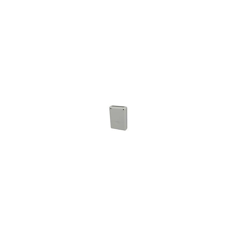1 pcs : HH-3431-BCG - Battery Enclosures Grabber Style C Plastic Box Gray (4.1 X 3 X 1 In)
