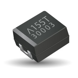 500 pcs - KYOCERA AVX 100μF Surface Mount Polymer Capacitor, 10V dc