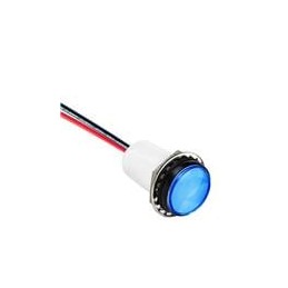 1 pcs : PML50BFVW - LED Panel Mount Indicators PMI .668in. Blue LED Flex Wire