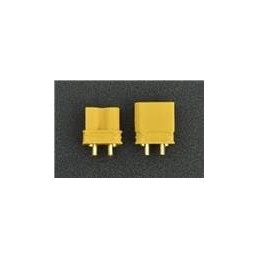 1 pcs : FIT0586 - DFRobot Accessories High Quality Gold Plated XT30 Male Female Bullet Connector