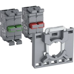 10 pcs - ABB MCBH Series Contact Block, 230V, 2 NO + 1 NC