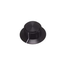 1 pcs : KS900B14 - Knobs & Dials Machined Alum Knob BLACK