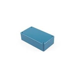 1 pcs : 1591BBU - Enclosures, Boxes & Cases Flame Retardant ABS 1.1x2.4x4.4' Blue