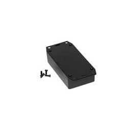 1 pcs : 1591XXBFLBK - Enclosures, Boxes & Cases FR ABS w/Flanged Lid 4.4x2.5x1.1' Black