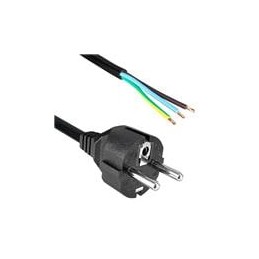 1 pcs : 363014-D01 - AC Power Leads EURO 2.5M 16A CEE 7/7 ROJ