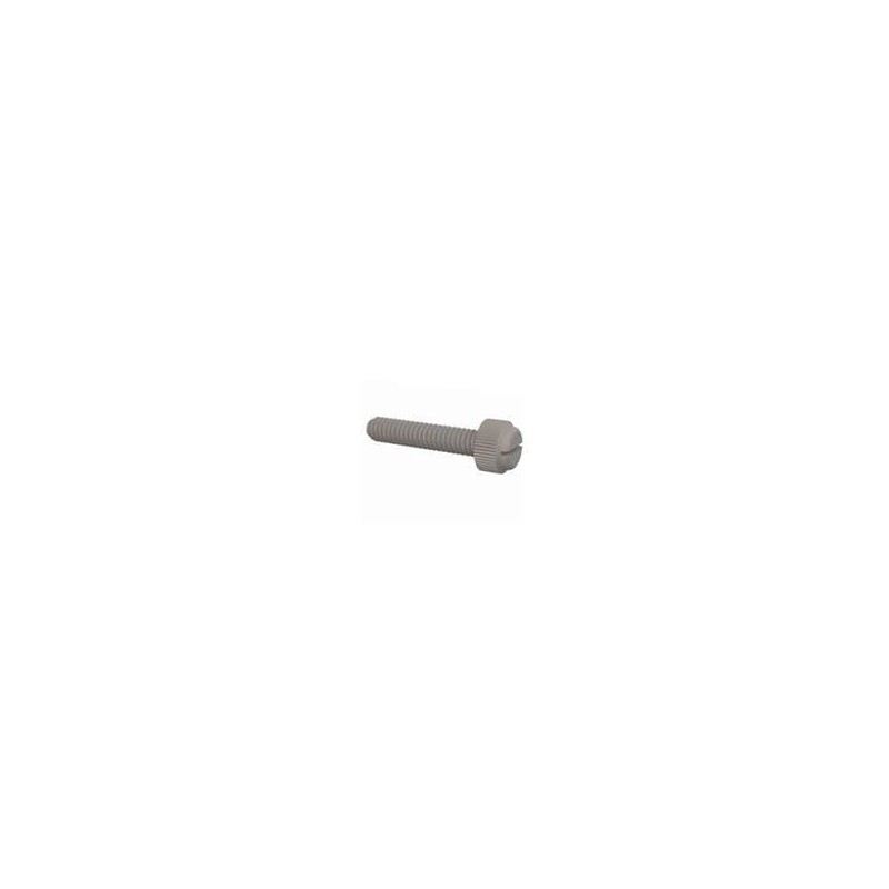 1 pcs : 092520125TEG - Screws & Fasteners Slotted Thumb Screw, 1/4-20 Thread, 1 1/4 Lg, Natural, Nylon