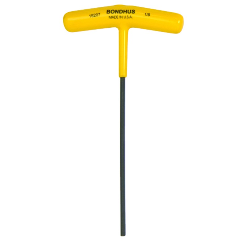 1 Pair - Bondhus T Shape Imperial Hex Key, 1/8in