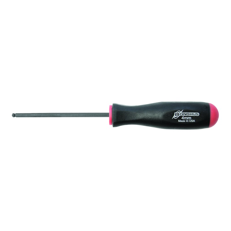1 Pair - Bondhus Ball End Hexagon Screwdriver, 4mm Tip