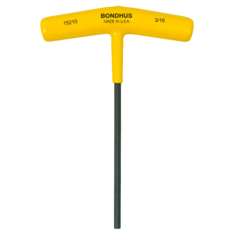1 Pair - Bondhus T Shape Imperial Hex Key, 3/16in