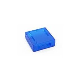 1 pcs : 1593HAMARTBU - Enclosures for Single Board Computing ARDUINO ENCL TRAN BL 2.95x2.81x1.06