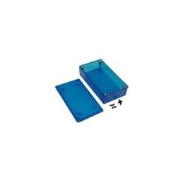 1 pcs : 1591XXBTBU - Enclosures, Boxes & Cases Translucent Blue Box 4.4x2.5x1.1' ABS