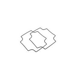 1 pcs : 1557DGASKET - Enclosures, Boxes & Cases GASKET FOR 1557 D/DA 2 PACK
