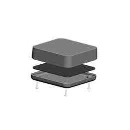 1 pcs : S1A-303010 - Enclosures, Boxes & Cases Router Cube ABS White 3x3x1