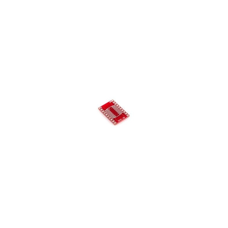 1 pcs : BOB-00495 - SparkFun Accessories SOIC to DIP Adapter - 20-Pin