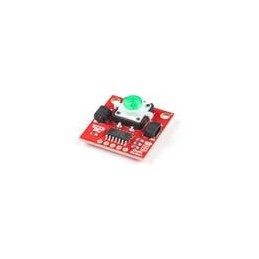 1 pcs : BOB-16842 - SparkFun Accessories Qwiic Button - Green LED