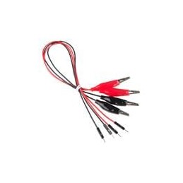 1 pcs : CAB-13191 - SparkFun Accessories Alligator Clip with Pigtail 4 Pack