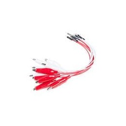 1 pcs : CAB-14303 - SparkFun Accessories Alligator Clip with Pigtail (10 Pack)