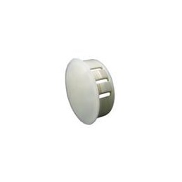 10 pcs : 62MP0875W - Conduit Fittings & Accessories Hole Plug, Snap In , .875 in Hole, .125 Max Panel, White, HS Nylon, .453 Thi