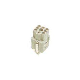 1 pcs : 09120073101 - Heavy Duty Power Connectors HAN Q FEM INST CRIMP TERM 7C+PE