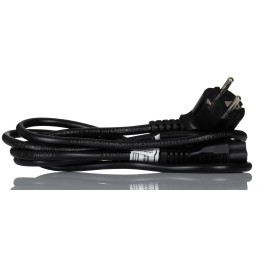 1 pcs - RS PRO IEC C5 Socket to CEE 7/7 Plug Power Cord, 2m