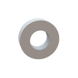 10 pcs : 17W05007 - Washers Flat Washer, .250 ID, .500 OD, .150 Thick, Natural, Nylon